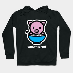 Year Of The Pig What The Pho Noods Funny Cute Ramen Joke Pet Bambu Brand Hoodie